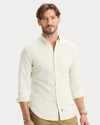 View of model wearing Waterlily Oxford Shirt, Slim Fit.