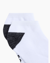 View of  White Men's Low Cut Basic Socks - 3 Pack.