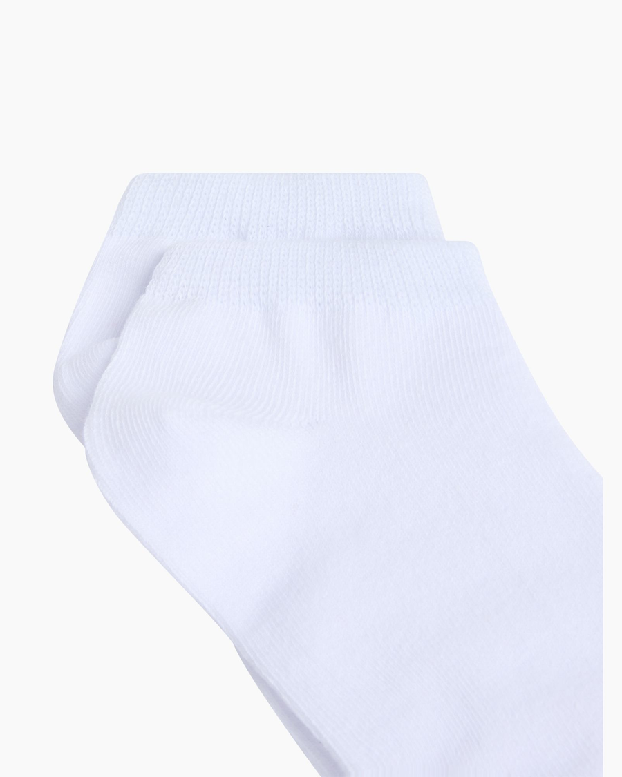 View of  White Women's Low Cut Solid Socks - 3 Pack.