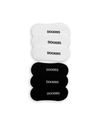 View of  White/Black Women's Sneaker Socks - 6 Pack.